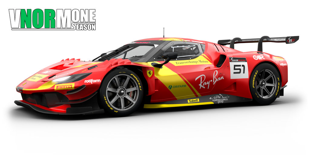 Ferrari 296 GT3 for Nordschleife