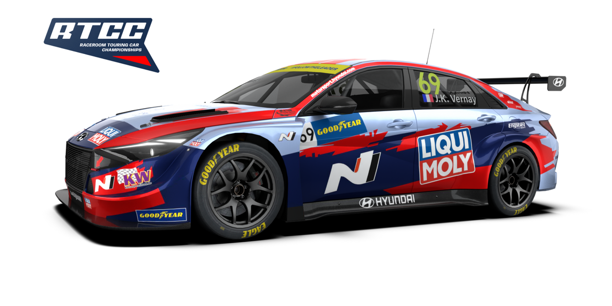 Hyundai Elantra TCR 2021 + 22 for Sonoma Raceway WTCC