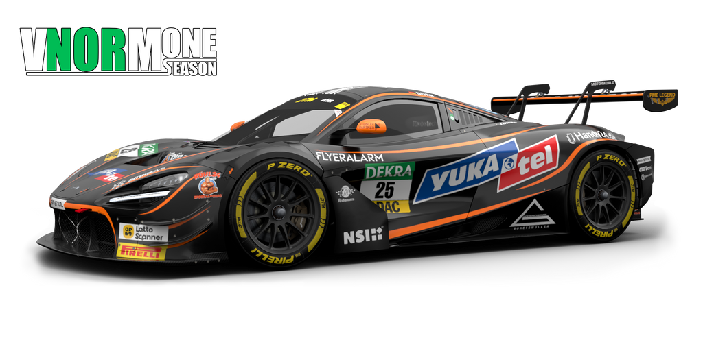 McLaren 720s GT3 EVO for Nordschleife