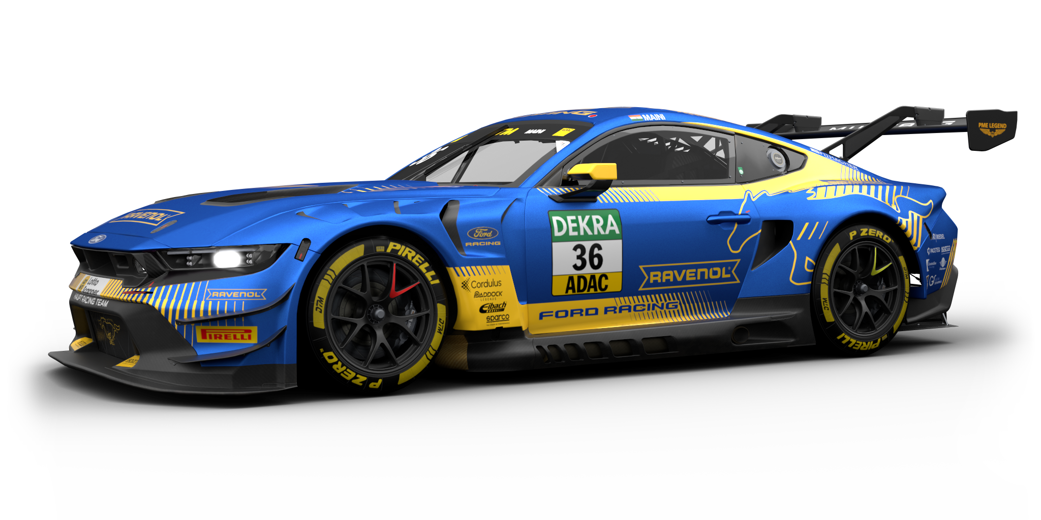 Ford Mustang GT3 EVO for Nordschleife