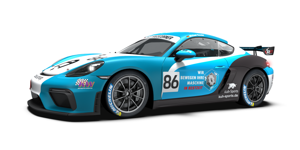 Porsche 718 Cayman GT4 Clubsport for Bilster Berg Gesammtstrecke