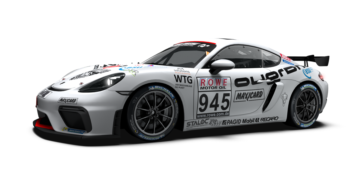 Porsche 718 Cayman GT4 Clubsport for Sachsenring GP