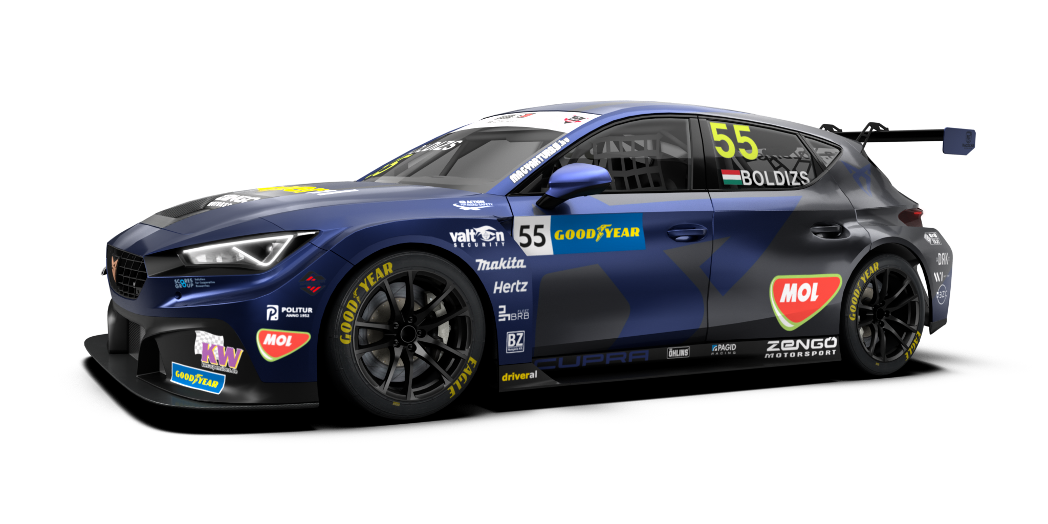 Cupra Leon Competicion for Mid Ohio Chicane